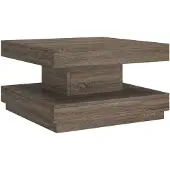 vidaXL Table basse Gris 60x60x35 cm MDF