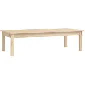 vidaXL Table basse 110x50x30 cm pin massif