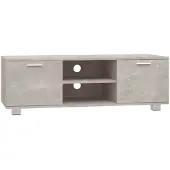 vidaXL Armoire TV gris béton 120x40,5x35 cm Bois composite