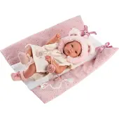 Jokomisiada 63544 NEW BORN DOLL - poupée réaliste avec corps en vinyle - 35 cm