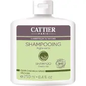 Cattier shampoing argile verte bio cuir chevelu gras 250 ml Shampooing
