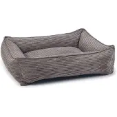 Designed By Lotte Acanalada Dog Bed Marron 80 x 70 x 22 cm