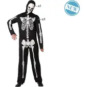 Atosa Déguisement D´homme Skeleton