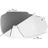 100% Racetrap Replacement Lenses Gris Photochromic Clear Smoke/CAT1-3