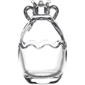 Clayre & Eef Pot en verre Ø 7x11 cm Verre transparent