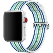 Apple Watch 38 mm en Nylon Tress? et Ray? Bleu