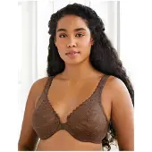 Glamorise 9245 Full Coverage Bra, Moka, 100B Femme
