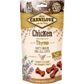 Carnilove Snacks semi-humides délicats avec poulet et thym 50 g