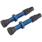 VAR 2 Alloy Presta Valves Bleu 35 mm