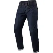 REV'IT! Lewis Selvedge TF Dark Bleu L34 Pantalon Taille L34/W30