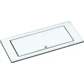Schulte elektrotechnik 1592.7100.1800 Multiprise encastrable 2x verre mat contact de protection 1 pce (CEE 7/16, 2.50 m)