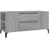 vidaXL Armoire TV Gris Sonoma 102x44,5x50 cm Bois composite