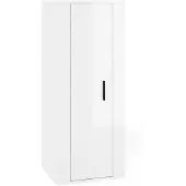 vidaXL Meuble TV mural blanc brillant 40x34,5x100 cm