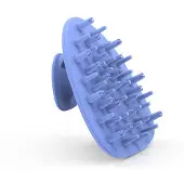 INF Brosse de massage pour cuir chevelu silicone Bleu