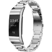 IMoshion Bracelet en acier pour Fitbit Charge 2 - Argent
