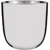 Mica Decorations Chaz 15.5x15 Cm Round Planter Blanc