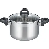 Elo Marmite à viande avec GD 20cm Turmalin 12220, Poêle + casserole, Argent