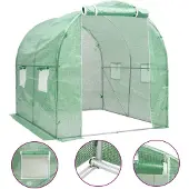 vidaXL Serre 4 m² 2x2x2 m