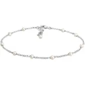 Elli Bijoux de pied argent / blanc perle