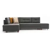 Hannah Home , Manama- BLC2541, Anthracite, Canapés-lits, Cadre : Bois / Panneaux de fibres