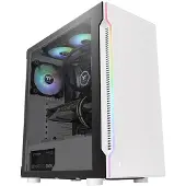Thermaltake CA-1M3-00M6WN-00 Geh H200 TG Midi Tower "Snow RGB" weiß retail