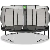 Exit Allure Classic Trampoline ø427cm – Sur pieds – Rond – Noir