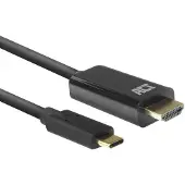 ACT Câble USB-C vers HDMI 2 Mètres