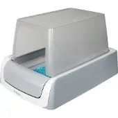 SCOOPFREE Bac à litière PetSafe autonettoyant 15 x 70 x 48,5 cm, blanc, en plastique