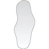 vidaXL Miroir mural argenté 70x30 cm