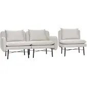 Hubsch Canapé modulable gris clair