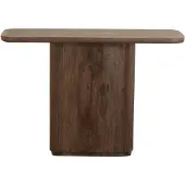 Nordal Table console Toke marron foncé