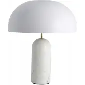 Nordal Lampe de table Atlas - marbre blanc
