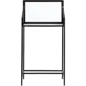 Nordal Table en marbre / fer avec verre