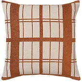 Broste Copenhagen Coussin Checker avec remplissage - W50XL50CM