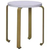 Hubsch Tabouret Smile bleu clair/kaki