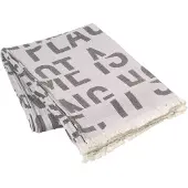 Broste Copenhagen Quote plaid violet clair