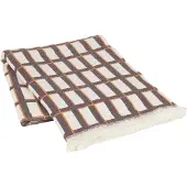 Broste Copenhagen Plaid Isa marron - 130x180cm