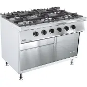 CombiSteel Cuisinière à gaz Base 700 6 Br.