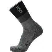 UYN Chaussettes de sport gris foncé / noir