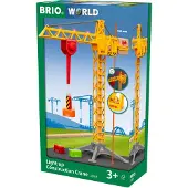 BRIO Crane With Lights 33835 Construction Game Doré Enfants