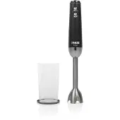 Princess 01.221229.01.001 Mixeur plongeant - Pied à mixer - 0,7 l - 1 m - 1200 W - noir - inox (01.221229.01.001)