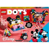 LEGO 41964 DOTS Mickey & Minnie Boîte créative pour la rentrée des classes, set de bricolage 6 en 1