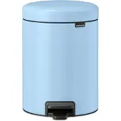 Brabantia NewIcon Poubelle à Pédale 12 Litres Dreamy Blue