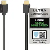 Hama Câble Hdmi Ultra High-speed 8k 2 M Noir (205242)