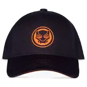 Difuzed Hommes, Casquette, MARVEL - Black Panther - Casquette Ajustable Homme, Noir, (Taille unique)