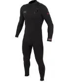 Ocean & Earth Double 3/2 Mm Long Sleeve Chest Zip Neoprene Suit Noir L Homme