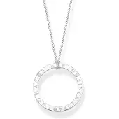 Thomas Sabo Chaîne cercle argent, (Argent 925, Argent 925, Argent sterling 925, 90 cm)