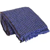 Broste Copenhagen Plaid Linda bleu - 130x180cm
