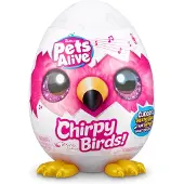 Zuru , présentoir de peluches parlantes Pets Alive Chirpy Birds, multicolore