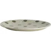 Nordal Assiettes à gâteau granuleuses sable/vert set de 4 pièces